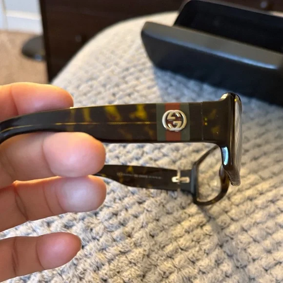 Gucci Men's Glasses - Black and Brown - Picture 2 of 7